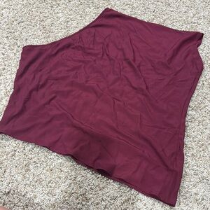 Elegant Burgundy Women's Skirt